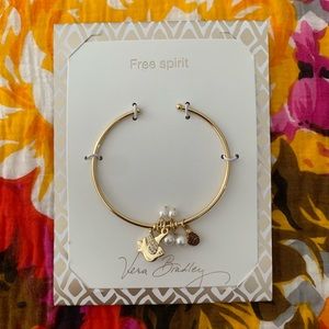 NEW Vera Bradley “Free Spirit” charm bracelet